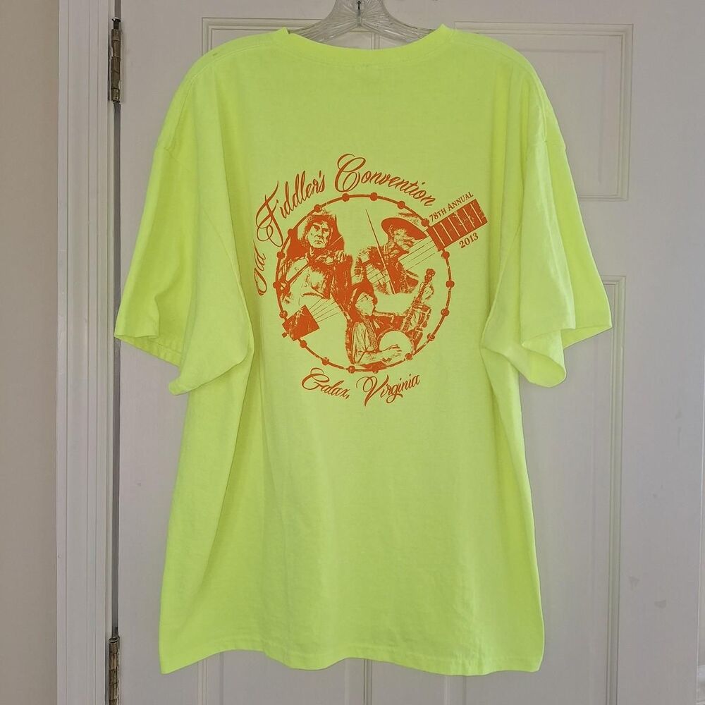 Fiddlers Convention 2XL Delta-pro-weight T-shirt Unisex